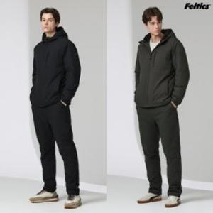 펠틱스 남성 패딩 보아퍼 기모 셋업 2종