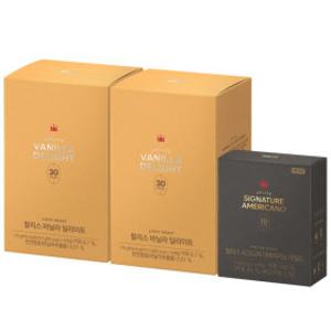 할리스 바닐라딜라이트 30T 2개+시그니처 아메리카노 미니 마일드 10T 외 골라담기