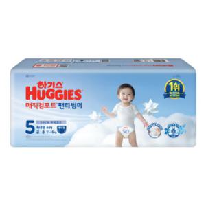 2025 하기스 매직컴포트 팬티 썸머 5단계 특대형 공용 44매 2팩