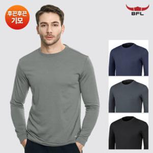 BFL 히트업 남성 따뜻한 기모 라운드 긴팔 티셔츠 (KP43LT064M)A1