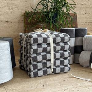 테리파머 체커 200g 호텔수건 5장 수건세트 수건 타올 타월 호텔타올 호텔타월 세면타올