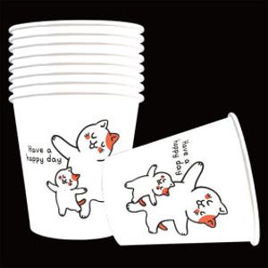 무료배송 페이퍼맥스 고양이 종이컵 2000개/1박스