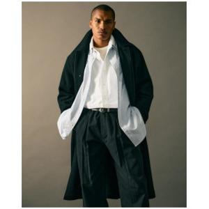 25FW 시즌오프HIS블랙 울 캐시미어 오버코트 HZCO5F803BK