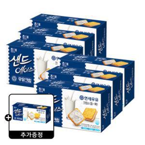 해태제과 샌드에이스 우유크림(204g) 6개 + 샌드에이스 우유크림(51g) 증정