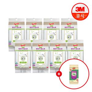 3M 표준형 재활용 PET 베이직 정전기 청소포 50매X8팩 (총400매)+ 더블액션 물걸레청소포 15매 증정