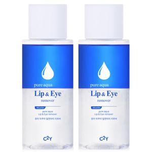 C2Y 아쿠아 립앤아이리무버 메이크업 클렌징 대용량 리무버 300ml 2개