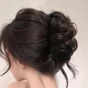 풍성한 웨이브 올림머리 똥머리 집게핀 헤어핀 부분가발 고정핀 머리핀