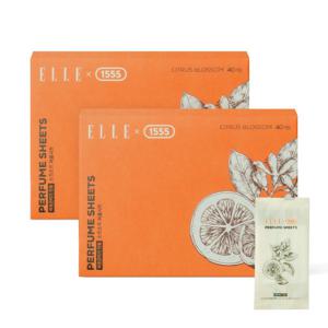 1+1 소프소프 퍼퓸시트 시트러스블라썸 40매입 - 의류관리기 스타일러 에어드레서 전용 향기시트