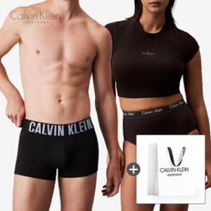캘빈클라인 언더웨어 남녀 팬티 드로즈 티셔츠 선물용 세트 선물용 세트구성 쇼핑백 증정