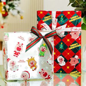뽀로로 잔망루피 크리스마스 포장지 어린이집 학교 성탄절 답례품 선물포장
