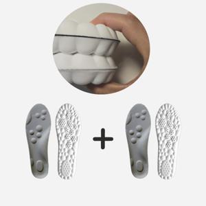 POLIIN 신발깔창 아치 오다리 기능성 인솔 메모리폼 깔창 1+1