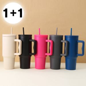 1+1 대용량 1.18L 컬러 텀블러 빨대 포함 보온병 보냉병 (5color)