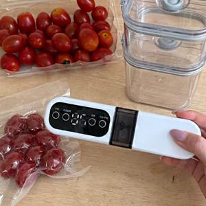 가정용 진공 포장기 원터치 무선 휴대용 고기 수비디 밀봉 압축기 비닐접착기