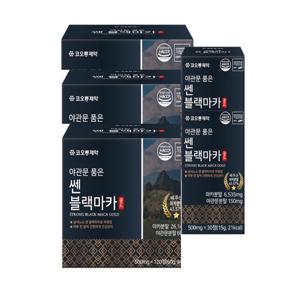 코오롱제약 블랙마카 120정 x 3박스 (12개월분) 아르기닌 옥타코사놀 야관문 타우린 남성 활력 기력회복