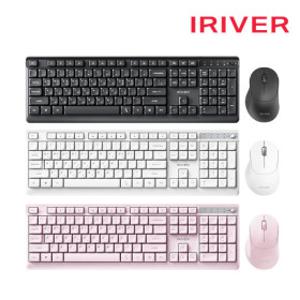 아이리버 무선 키보드마우스세트 WS101 무소음마우스 저소음 멤브레인키보드 세트 키스킨포함