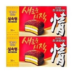 오리온 초코파이 실속형 대용량 30개입 X 2개 오리온 초코파이 실속형 대용량 30개입 1170g X 2개 무료배송