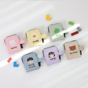 세맘스 어린이집 입학선물 유치원 준비물 양면방수 크레용 네임 약파우치