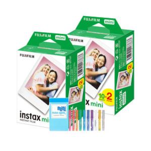 미니필름 4팩(40장)/즉석 카메라 필름 +1단앨범+미피펜1색