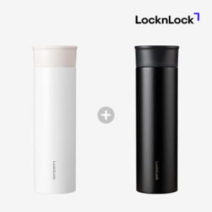 1+1 락앤락 슬림핏 가벼운 텀블러 스텐 보온 보냉 물병 400ml /1+1 행사중