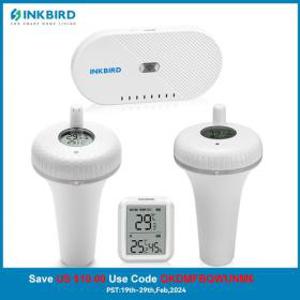 온습도계 온도 로거 P01B 욕조 습도 디스플레이 워터 IBS-P01R 스파 수영장 온수 온도계 스마트 WIFI