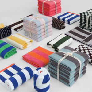 테리파머 유럽형 디자인 선염 수건 고중량 200g 타올 호텔수건 10장 타월 수건세트