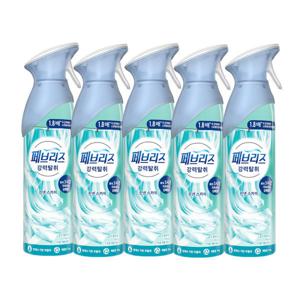 페브리즈 공기탈취제 에어 린넨 스카이 5개