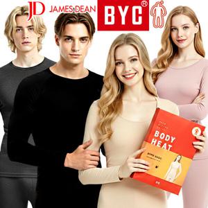 (16%쿠폰) BYC 보디히트 발열 내의 남성 여성 내복 세트 기모 순면 바지 상의 빅사이즈 남자 여자 히트텍