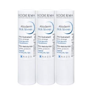 바이오더마 아토덤 스틱 레브르 립밤 3개팩