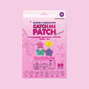 캐치미패치 이모티콘 ver5. Assorted 스팟패치 여드름 트러블 뾰루지 상처 패치 트러블도 트렌디하게