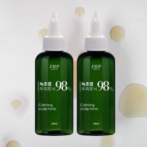 JHP( 1+1)녹초엽 지루성두피 비듬각질 가려움 두피토닉 100ml 2개