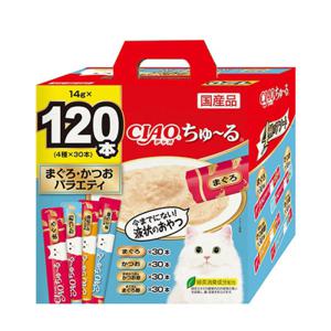 이나바 챠오츄르 14g 120개입 참치+가다랑어 버라이어티