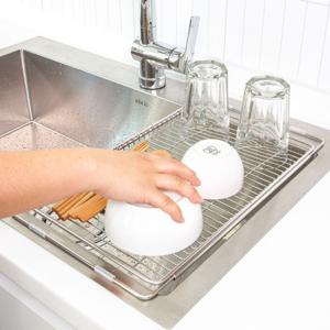 스토피아 스텐304 정리용품 물빠짐 식기건조대 싱크렉 플레이트(드라잉존)
