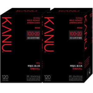 카누 미니  마일드 아메리카노 120Tx2개 총 240T