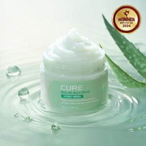 (단 24시간 뷰티어택 특가+사은품 100%증정) 김정문알로에 큐어 리알로에 대용량 수분 젤리크림 100ml