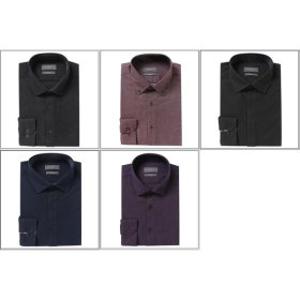 (신세계김해점)란체티 남성 겨울 약기모 블랙/와인/네이비/그레이 솔리드 슬림핏 긴소매셔츠5종 모음