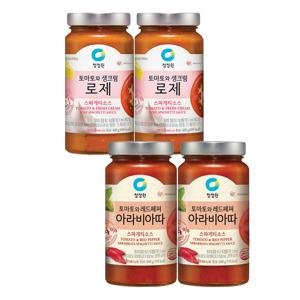 스파게소스 로제 600g x 2개 + 아라비아따 600g x 2개