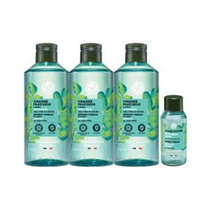 이브로쉐 리프레쉬 비니거 위드 모링가 린싱 로션 올 헤어 타입스 400ml 3통+50m