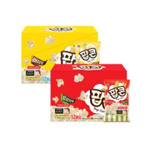 사조 로하이 전자레인지 팝콘 오리지널 12입+ 버터 12입