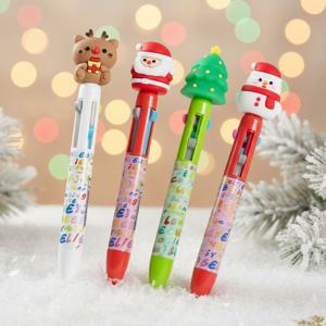 모음 인기 볼펜 크리스마스 4색 6색 10색 이탈리안 브레인롯 볼펜 초등학생 초등 크리스마스 선물 단체선물