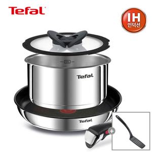 테팔 매직핸즈 뉴 이모션 트라이미 4종세트 (팬24+냄비18+유리뚜껑18+손잡이)(12/18 테팔 뒤집개 증정)