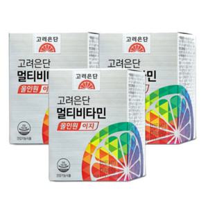 고려은단 멀티비타민 올인원 이지 120정 x 3개 (6개월분) 종합비타민 미네랄영양제 종합영양제