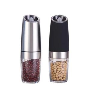 1+1 전동 그라인더 후추 소금 깨 갈이 자동센서