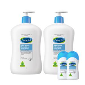 세타필 젠틀 바디워시 리프레싱 1000ml 2개 + 바디워시 50ml 2개 증정