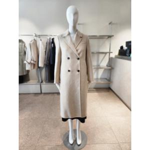 나이스클랍 베이직핏 더블버튼 롱 기장 핸드메이드 코트  A254MWC955