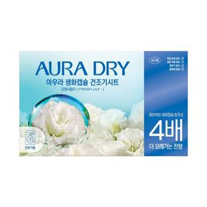 아우라 생화캡슐 드라이시트 프레시릴리 80매