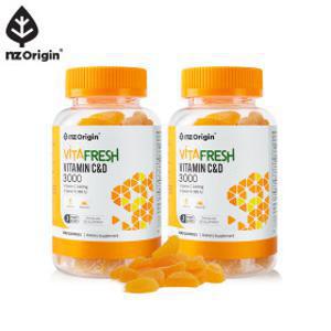 비타프레쉬 귤젤리 비타민CD 3000 100구미X2통(12/19일 지마켓 단독 용량 변경 행사)