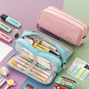 시즈올 마카롱 대용량 필통 중학생 고등학생 파우치 학생 직장인추천 파우치 입학선물 필기구 케이스