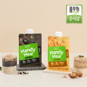 풀무원 핸디밀 프로틴 포켓쉐이크 고소한맛 50g 7입+흑임자맛7입(총14포)