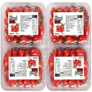 (신선집중) 스테비아 단마토 레드 2kg (500g x 4팩) 가을철 온가족 다이어트 안성맞춤 간식