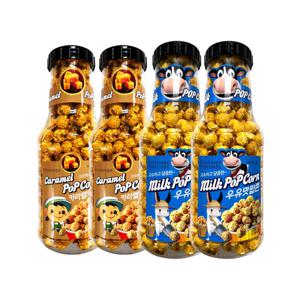 대용량 저금통 팝콘(카라멜맛260g 2개+우유맛260g 2개)